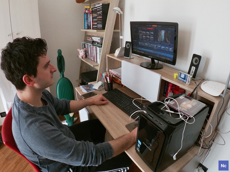 Montaggio video in corso