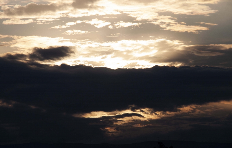 Un tramonto che aiuta a riflettere